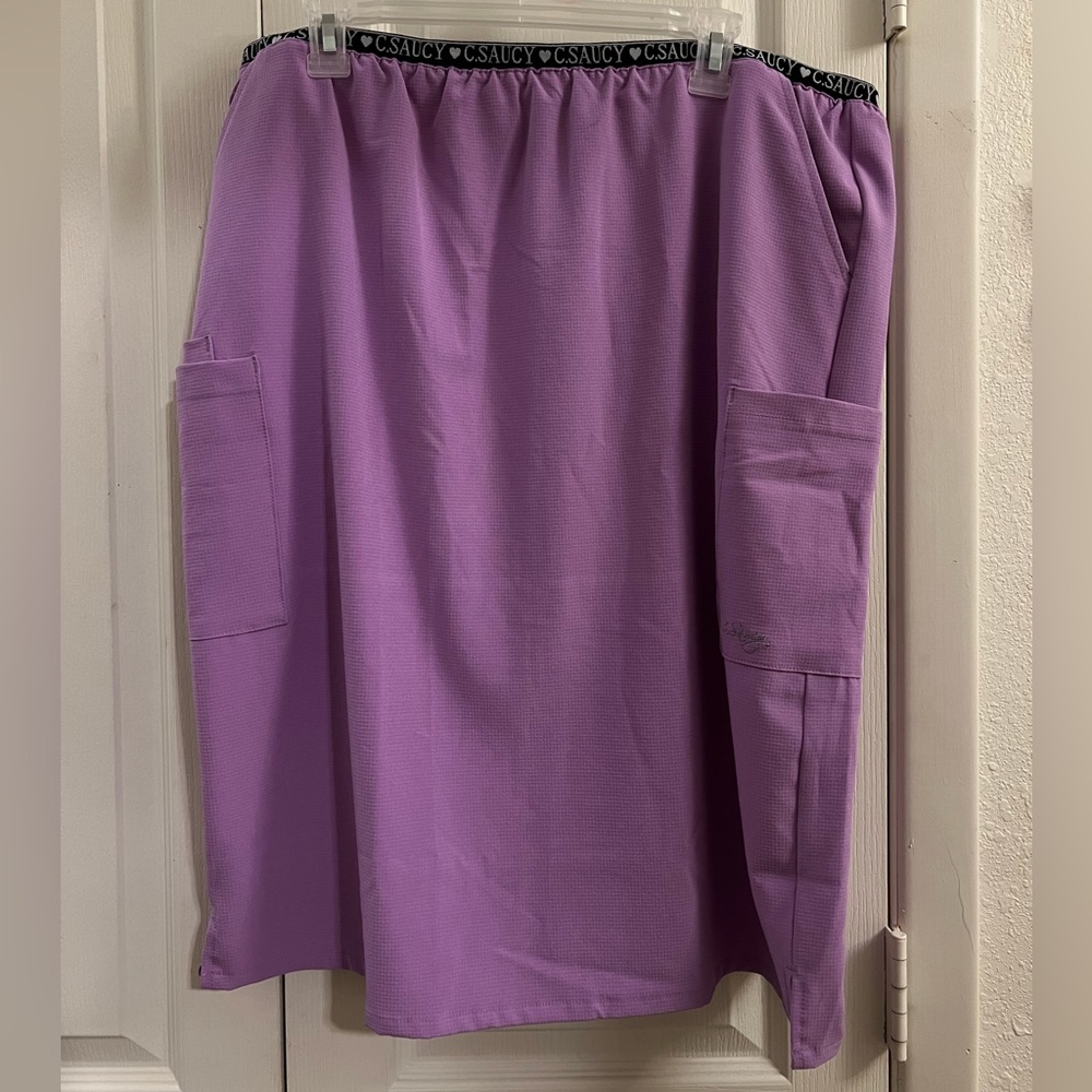 C. Saucy Scrub Skirt Original Collection Lilac - XL